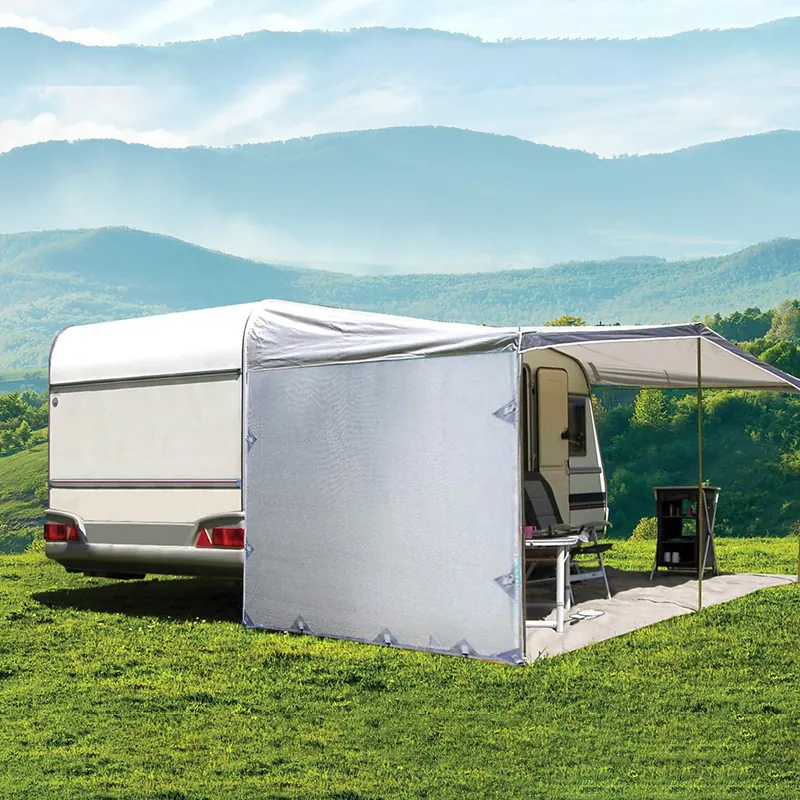 Pop-top privacy screen 2.1 × 1.8m