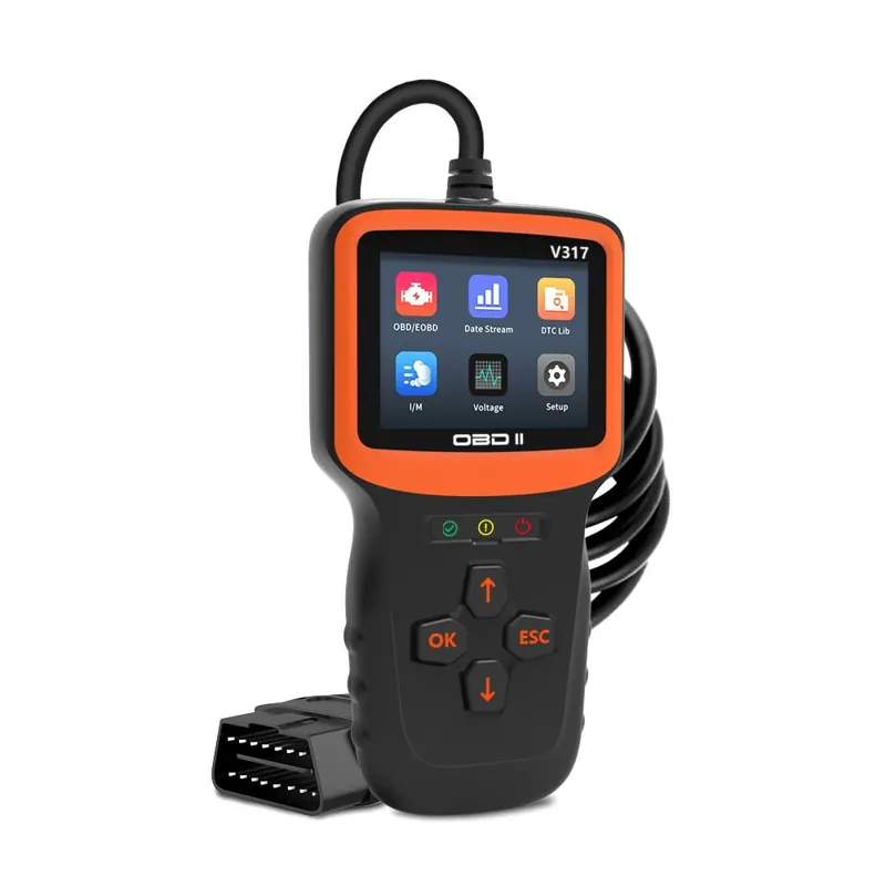 OBD2 code reader with colour screen
