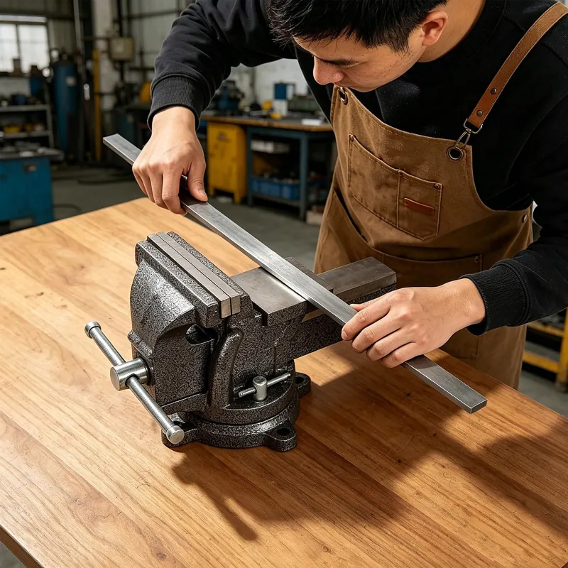 Bench vise 150mm with anvil