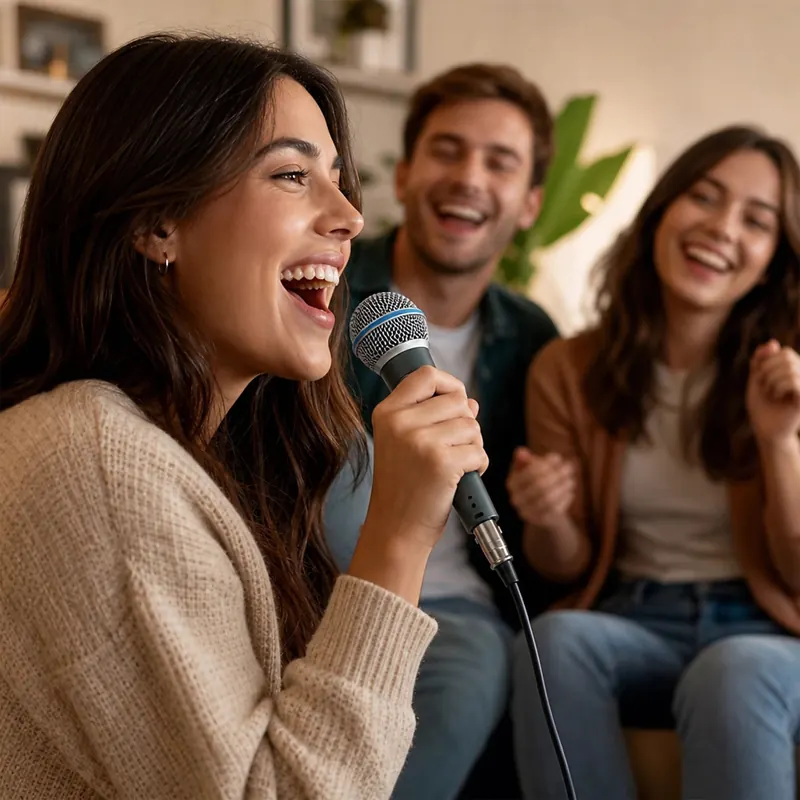 Dynamic vocal microphone