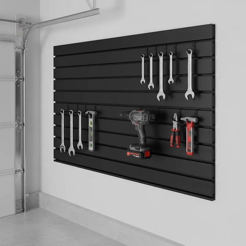 Slatwall panels, black (6 pack)